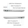HP Elite c640 G3 i3-1215U Chromebook 35,6 cm (14") Full HD Intel® Core™ i3 8 GB LPDDR4x-SDRAM 128 GB SSD Wi-Fi 6E (802.11ax) ChromeOS Zilver (5Q7G2EA#ABH) thumbnail