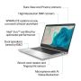 HP Elite c640 G3 i3-1215U Chromebook 35,6 cm (14") Full HD Intel® Core™ i3 8 GB LPDDR4x-SDRAM 128 GB SSD Wi-Fi 6E (802.11ax) ChromeOS Zilver (5Q7G2EA#ABH) thumbnail