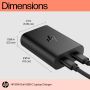 HP 65W GaN USB-C laptoplader (600Q8AA#ABB) thumbnail