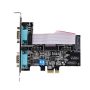 StarTech.com 2-Port PCIe Seriële Adapter Kaart, Quad PCI Express naar RS232/RS422/RS485 (DB9) Serial Kaart, Incl. Low-Profile Beugel, 16C1050 UART, Windows/Linux, TAA Compliant, Level-4 ESD Bescherming (2S232422485-PC-CARD) thumbnail