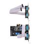 StarTech.com 4-Port PCIe Seriële Adapter Kaart, Quad PCI Express naar RS232/RS422/RS485 (DB9) Serial Kaart, Incl. Low-Profile Beugel, 16C1050 UART, Windows/Linux, TAA Compliant, Level-4 ESD Bescherming (PS74ADF-SERIAL-CARD) thumbnail