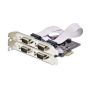 StarTech 4-Port Seriële PCIe Kaart (PS74ADF-SERIAL-CARD) thumbnail