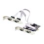 StarTech 4-Port Seriële PCIe Kaart (PS74ADF-SERIAL-CARD) thumbnail