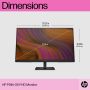 HP P24h G5 60,5 cm (23.8") 1920 x 1080 Pixels Full HD LCD Zwart (64W34AA#ABB) thumbnail