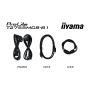 iiyama ProLite T2755MSC-B1 computer monitor 68,6 cm (27") 1920 x 1080 Pixels Full HD LED Touchscreen Tafelblad Zwart (T2755MSC-B1) thumbnail