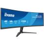 iiyama G-MASTER 45"LCD Curved Bus. UWQHD computer monitor 113 cm (44.5") 5120 x 1440 Pixels Dual QHD LED Zwart (XCB4594DQSN-B1) thumbnail