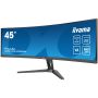 iiyama G-MASTER 45"LCD Curved Bus. UWQHD computer monitor 114,3 cm (45") 5120 x 1440 Pixels Dual QHD LED Zwart (XCB4594DQSN-B1) thumbnail