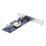 StarTech.com 1-Port 2.5Gbps NBASE-T PoE PCIe Netwerkkaart, Intel I225-V, 802.3af/at PoE+ Multi-Gigabit NIC, PCI Express Server LAN Kaart, SATA Powered Desktop Ethernet Interface, Windows, Linux, VMware ESXI Ondersteuning (PR12GIP-NETWORK-CARD) thumbnail
