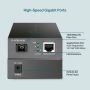 TP-Link TL-FC311A-20 netwerk media converter 1000 Mbit/s Single-mode Zwart (FC311A-20) thumbnail