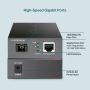 TP-Link TL-FC311B-20 netwerk media converter 1000 Mbit/s Single-mode Zwart (FC311B-20) thumbnail