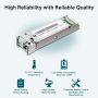 TP-Link Omada TL-SM321A netwerk transceiver module Vezel-optiek 1250 Mbit/s SFP (SM321A-2) thumbnail