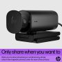 HP 965 4K webcam voor streaming (695J5AA#ABB) thumbnail