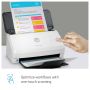 HP Scanjet Pro 2000 s2 Sheet-feed Scanner Paginascanner 600 x 600 DPI A4 Zwart, Wit (6FW06A) thumbnail