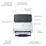 HP Scanjet Pro 2000 s2 Sheet-feed Scanner Paginascanner 600 x 600 DPI A4 Zwart, Wit (6FW06A) thumbnail