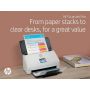 HP Scanjet Pro N4000 snw1 Sheet-feed Scanner Paginascanner 600 x 600 DPI A4 Zwart, Wit (6FW08A) thumbnail