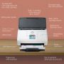 HP Scanjet Pro N4000 snw1 Sheet-feed Scanner Paginascanner 600 x 600 DPI A4 Zwart, Wit (6FW08A) thumbnail