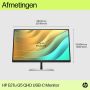 HP E27u G5 68,6 cm (27") 2560 x 1440 Pixels Quad HD LCD Zwart (6N4D3AA#ABB) thumbnail
