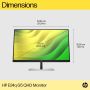 HP E24q G5 60,5 cm (23.8") 2560 x 1440 Pixels Quad HD LED Zwart (6N4F1AA#ABB) thumbnail