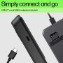 HP 400 backlit toetsenbord met kabel (7N7C2AA#ABB) thumbnail