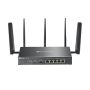 TP-Link Omada ER706W-4G draadloze router Gigabit Ethernet Dual-band (2.4 GHz / 5 GHz) Zwart (ER706W-4G) thumbnail