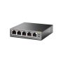 TP-Link TL-SG1005P Unmanaged Gigabit Ethernet (10/100/1000) Power over Ethernet (PoE) Zwart (SG1005P) thumbnail