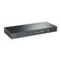 TP-Link TL-SG1218MPE Managed L2 Gigabit Ethernet (10/100/1000) Power over Ethernet (PoE) 1U Zwart (SG1218MPE) thumbnail