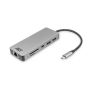ACT USB-C 4K docking station voor 1 HDMI monitor, ethernet, USB-C, USB-A, cardreader en PD pass-through (AC7092) thumbnail