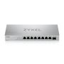 Zyxel XMG-108 Unmanaged 2.5G Ethernet (100/1000/2500) Zilver (XMG-108-ZZ0101F) thumbnail