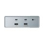 Targus HDG215-EUZ laptop dock & poortreplicator USB 3.2 Gen 2 (3.1 Gen 2) Type-C Zilver (HDG215-EU) thumbnail