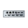 Targus HDG215-EUZ laptop dock & poortreplicator USB 3.2 Gen 2 (3.1 Gen 2) Type-C Zilver (HDG215-EU) thumbnail