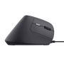 Trust Bayo II Ergonomische bedrade muis – ergonomische muis – rechtshandige muis – USB Type‑A aansluiting – Zwart (25144) thumbnail