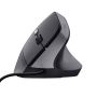 Trust Bayo II Ergonomische bedrade muis – ergonomische muis – rechtshandige muis – USB Type‑A aansluiting – Zwart (25144) thumbnail