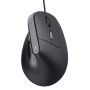 Trust Bayo II Ergonomische bedrade muis – ergonomische muis – rechtshandige muis – USB Type‑A aansluiting – Zwart (25144) thumbnail