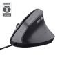 Trust Bayo II Ergonomische bedrade muis – ergonomische muis – rechtshandige muis – USB Type‑A aansluiting – Zwart (25144) thumbnail