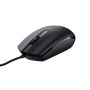 Trust TM-101 Bedrade Muis - Ambidextere muis – 3 knoppen – 1200 DPI – Business Model - Zwart (25295) thumbnail