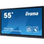 iiyama TE5512MIS-B3AG beeldkrant Kiosk-ontwerp 139,7 cm (55") LCD Wifi 400 cd/m² 4K Ultra HD Zwart Touchscreen Type processor Android 11 24/7 (TE5512MIS-B3AG) thumbnail