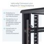 StarTech.com 42U Enterprise-Grade Server Rack Cabinet, 19in Vergrendelbare 4-Post Patchkast met 91cm Montagediepte en 900kg Draagkracht (RK4236BKB) thumbnail