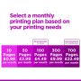 HP DeskJet Plus 4110 All-in-One printer, Kleur, Printer voor Home, Printen, kopiëren, scannen, draadloos, mobiele fax verzenden, Scans naar pdf (7FS81B#629) thumbnail