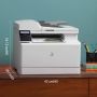 HP Color LaserJet Pro MFP M183fw, Printen, kopiëren, scannen, faxen, Automatische documentinvoer voor 35 vel; Energiezuinig; Optimale beveiliging; Dual-band Wi-Fi (7KW56A) thumbnail