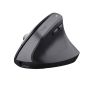 Trust Bayo+ Ergonomische draadloze muis voor meerdere apparaten – ergonomische muis – draadloze muis – RF+ Bluetooth – Zwart (25146) thumbnail