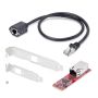 StarTech.com 1-Port 2.5GbE M.2 2280 Netwerkkaart, Multi-Gigabit Ethernet Adapter (2.5G/1G/100M/10M), NBASE-T (802.3bz) NIC, M.2 B+M Key, PCIe Ethernet Kaart, Voor SFF/Desktop PCs (MR12GI-NETWORK-CARD) thumbnail