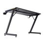Trust GXT 709 Luminus Gaming Bureau - Gaming bureau – Geïntegreerde RGB-verlichting – Maximale belasting 150 kg – Zwart (25184) thumbnail