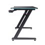 Trust GXT 709 Luminus Gaming Bureau - Gaming bureau – Geïntegreerde RGB-verlichting – Maximale belasting 150 kg – Zwart (25184) thumbnail