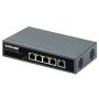 Intellinet 562010 netwerk-switch Unmanaged Gigabit Ethernet (10/100/1000) Power over Ethernet (PoE) Zwart (562010) thumbnail