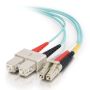 C2G 85515 Glasvezel kabel 3 m SC OFNR Turkoois (85515) thumbnail