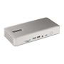 StarTech.com Thunderbolt 4 Multi-Monitor Docking Station, Quad/Triple/Dual Display Dock, 2x HDMI/2x DisplayPort, 7x USB Hub, 2.5Gb Ethernet, 98W Power Delivery (132UE-TB4USB4DOCK) thumbnail