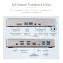 StarTech.com Universeel USB4 &amp; Thunderbolt 4 Docking Station, Quad Display op Windows, Dual Display op MacBook, HDMI DP Dock met 100W Laptop Charging (132UE-TB4USB4DOCK) thumbnail