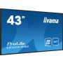 iiyama PROLITE LE4341S-B2 Digitale signage flatscreen 108 cm (42.5") LCD 350 cd/m² Full HD Zwart 18/7 (LE4341S-B2) thumbnail