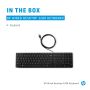 HP Desktop 320K toetsenbord met kabel (9SR37AA#ABB) thumbnail