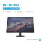HP P27v G4 68,6 cm (27") 1920 x 1080 Pixels Full HD LCD Zwart (9TT20AA#ABB) thumbnail